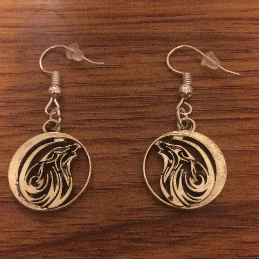 Wolf Earrings